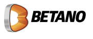 Logotipo da Betano - O logotipo da Betano, uma empresa de apostas bem conhecida, representando sua identidade corporativa e presença no mercado de apostas.